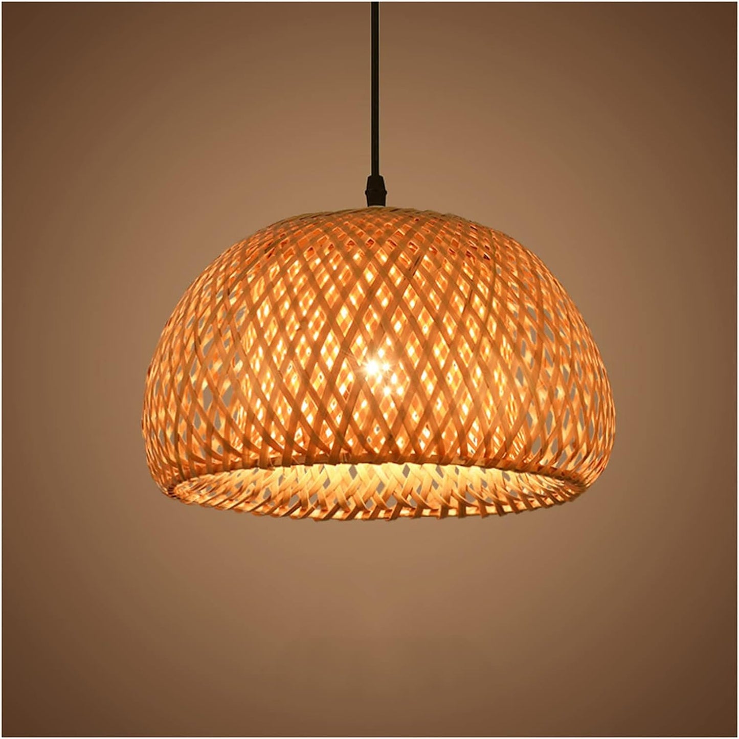 Nara Rustic-Luxe Rattan Chandelier