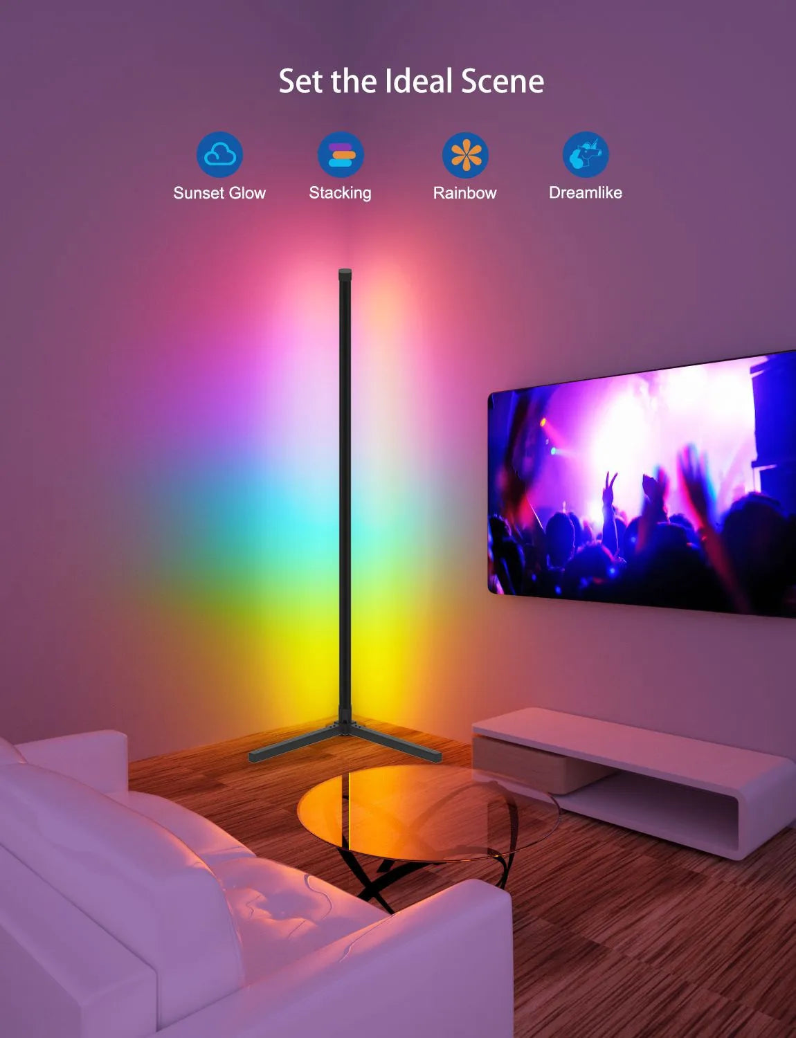 Aurora Symphony : Smart RGB Floor Lamp