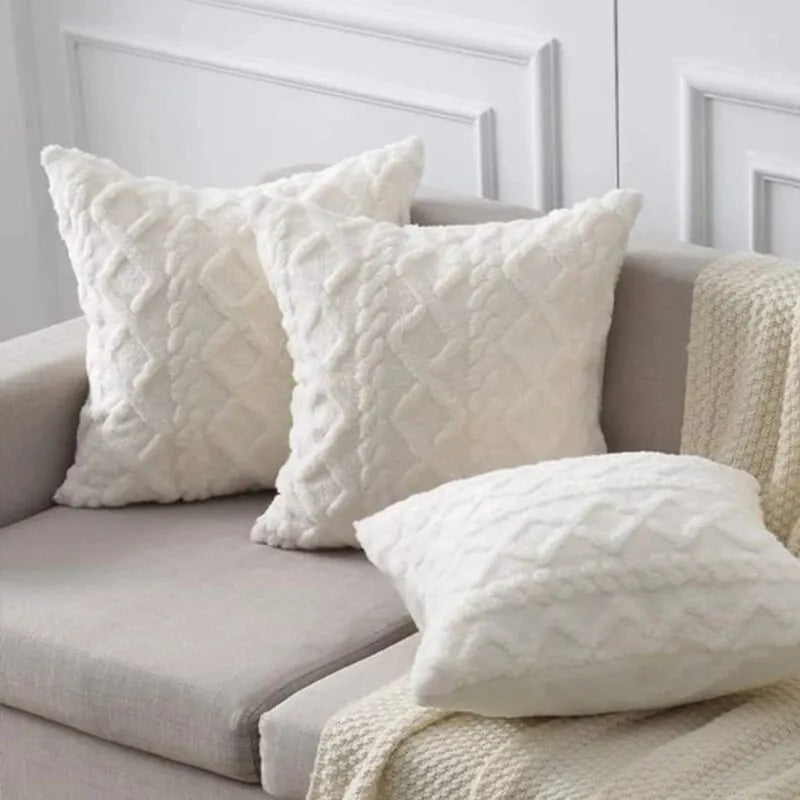 Luxe Vintage Twist Knit Pillowcase