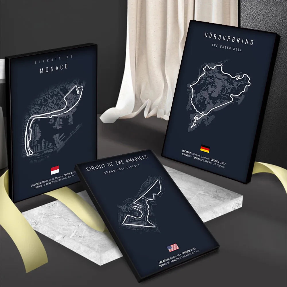 Racing Elegance: Formula 1 Canvas Art