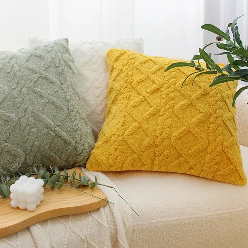 Luxe Vintage Twist Knit Pillowcase