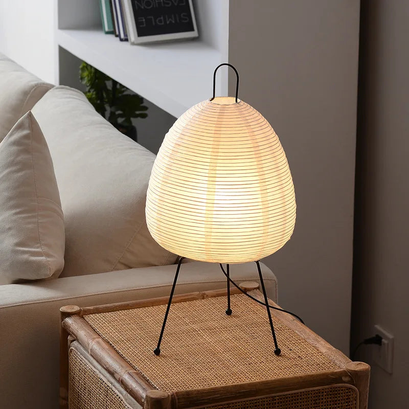 Zen Japanese Tripod Table Lamp