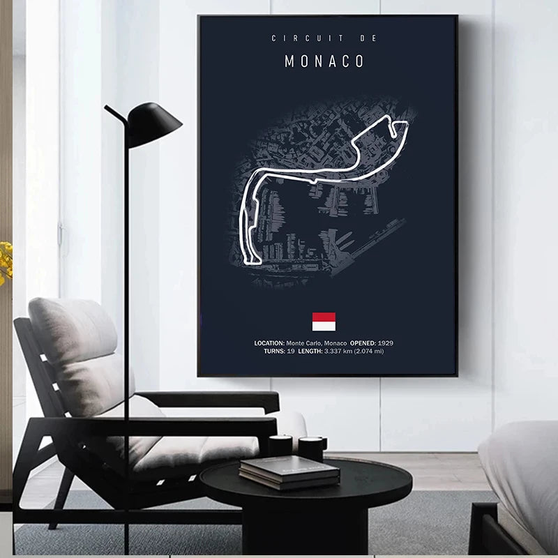 Racing Elegance: Formula 1 Canvas Art