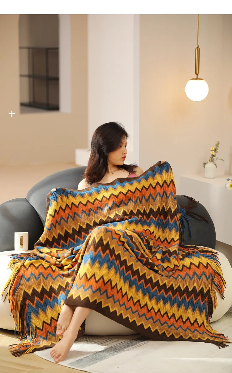 Boho Aztec Blanket