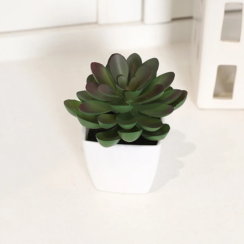 Chic Artificial Miniature Succulent Set