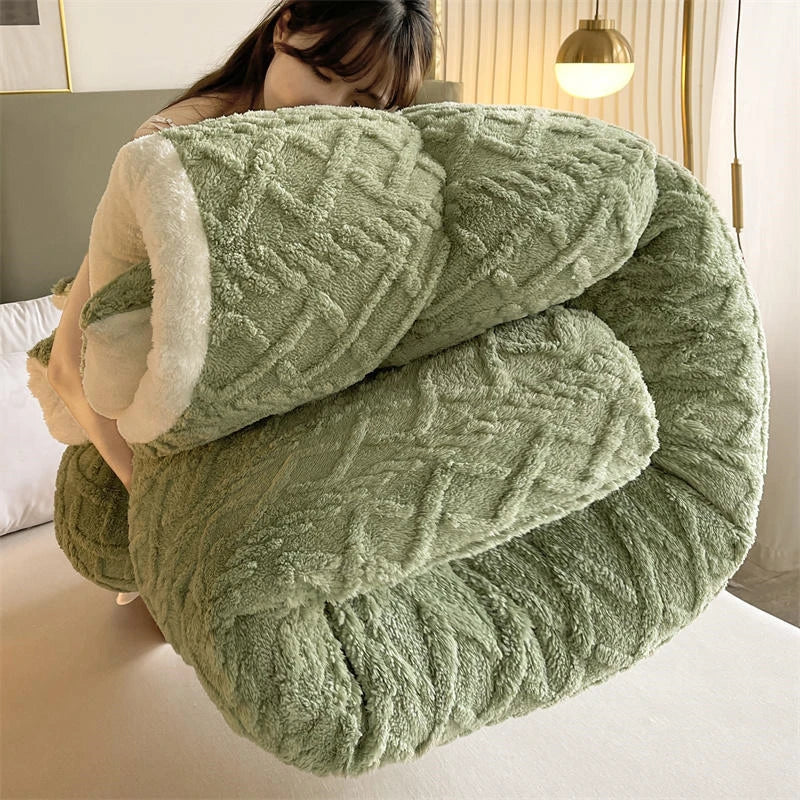 Luxe Artificial Lamb Cashmere Blanket