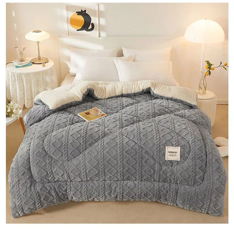 Luxe Artificial Lamb Cashmere Blanket