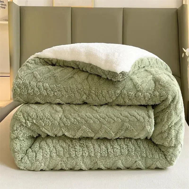 Luxe Artificial Lamb Cashmere Blanket