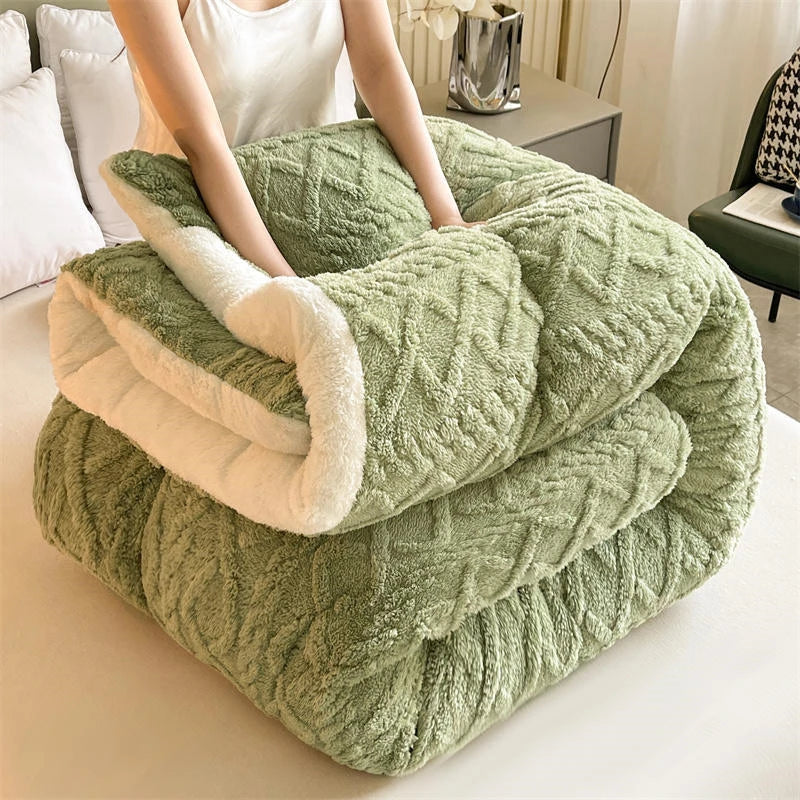 Luxe Artificial Lamb Cashmere Blanket