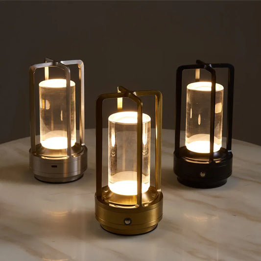 Ember Warm Glow Metal Table Lamp