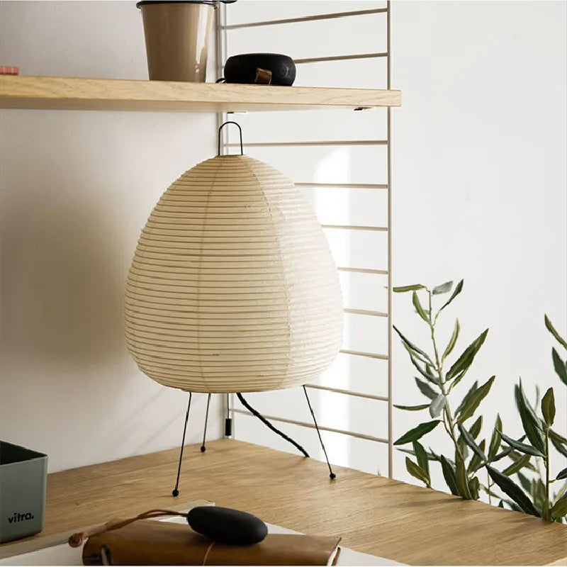 Zen Japanese Tripod Table Lamp