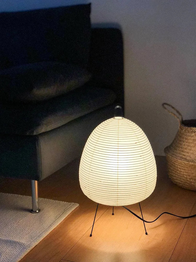 Zen Japanese Tripod Table Lamp